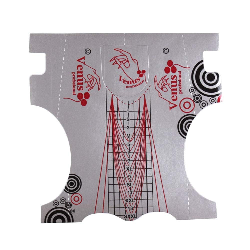 Yigo 500Pcs Nail Form, Nail Art Guide Stickers for Acrylic UV Gel Nail Tips Manicure Extension Tool (1 Roll / 500 PCS - Sliver) Health & Beauty > Personal Care > Cosmetics > Cosmetic Tools > Nail Tools yigo