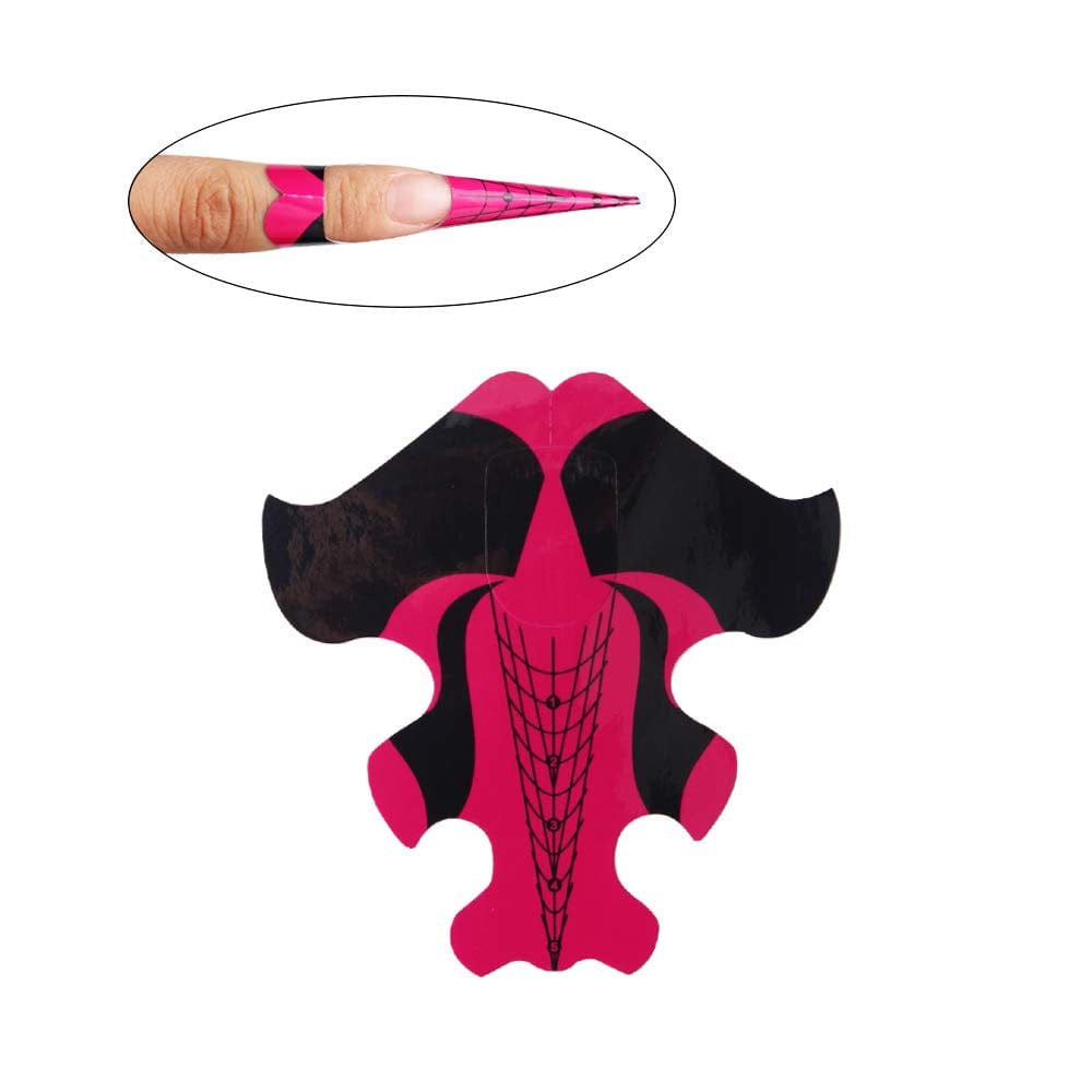 Yigo 500Pcs Nail Forms Extension Tips Guide Extension French DIY Tool Fish Acrylic UV Gel Nail Art Tools Builder Sticker Sculpting Health & Beauty > Personal Care > Cosmetics > Cosmetic Tools > Nail Tools yigo