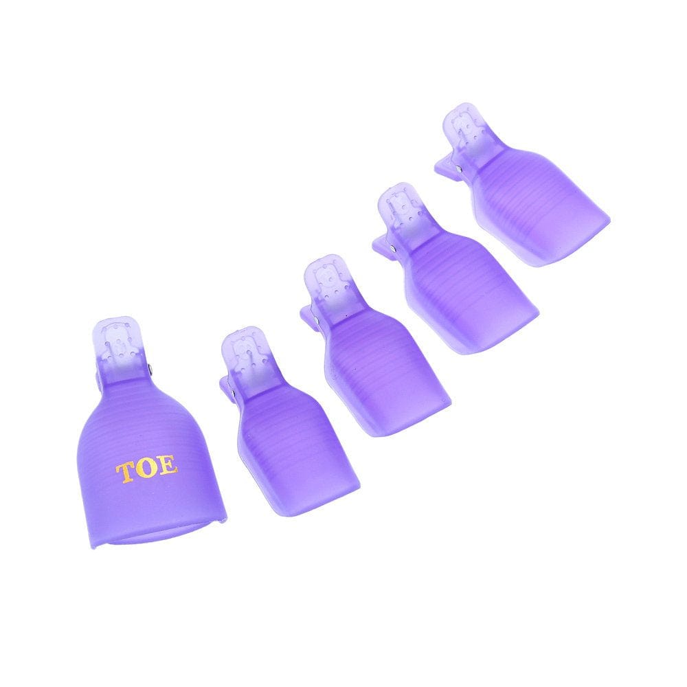 Yimart® Pack of 10 Reusable Plastic Toenail Nail Art Soak off Cap Clip UV Gel Polish Remover Wrap Tool (Purple) Health & Beauty > Personal Care > Cosmetics > Cosmetic Tools > Nail Tools Yimart
