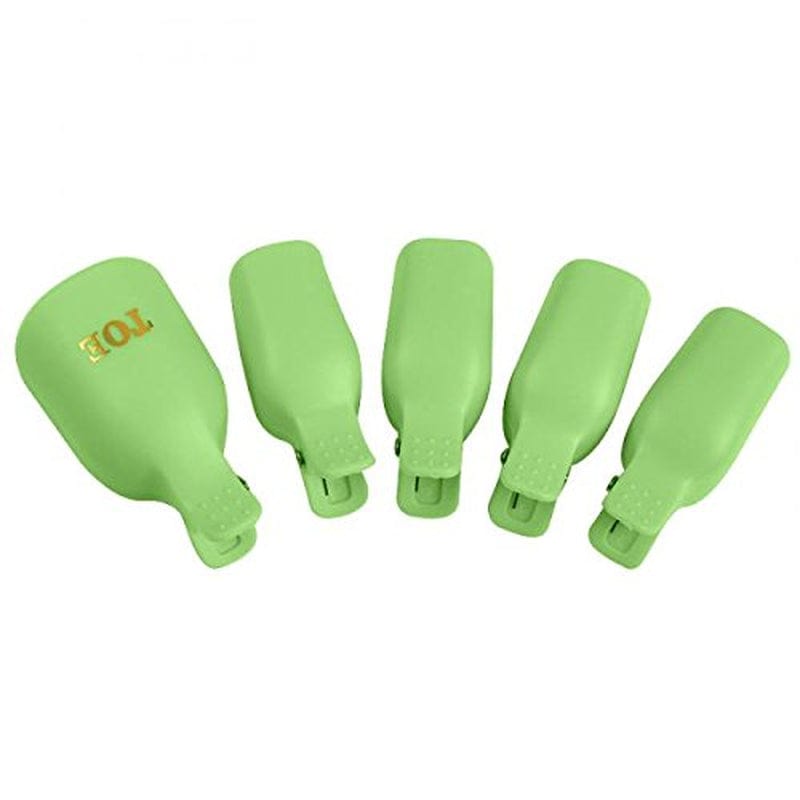 Yimart® Pack of 10 Reusable Plastic Toenail Nail Art Soak off Cap Clip UV Gel Polish Remover Wrap Tool (Purple) Health & Beauty > Personal Care > Cosmetics > Cosmetic Tools > Nail Tools Yimart Green