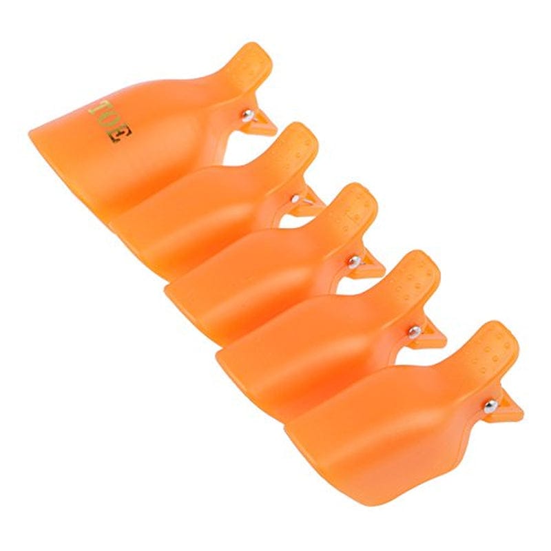 Yimart® Pack of 10 Reusable Plastic Toenail Nail Art Soak off Cap Clip UV Gel Polish Remover Wrap Tool (Purple) Health & Beauty > Personal Care > Cosmetics > Cosmetic Tools > Nail Tools Yimart Orange