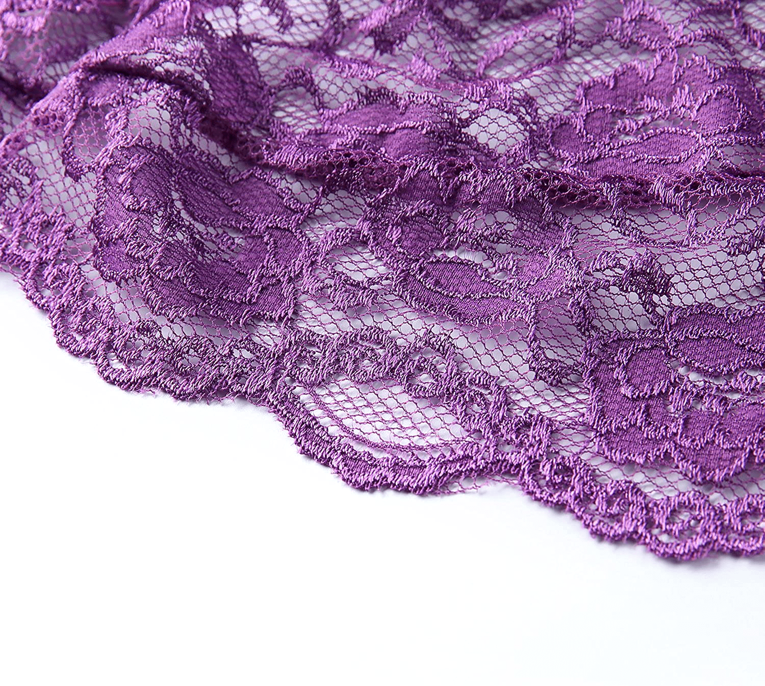 Yinggeli Womens plus Size Lingerie V Neck Lace Sexy Babydoll Sleepwear S-3XL Apparel & Accessories > Clothing > Underwear & Socks > Lingerie Kylie Max