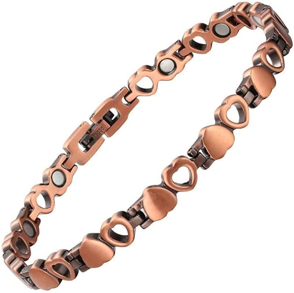 YINOX Copper Ankle Bracelet for Women, Magnetic Therapy Anklet for Arthritis Pain Relief with 12 Magnets Jewelry Gift Apparel & Accessories > Jewelry > Anklets Generic