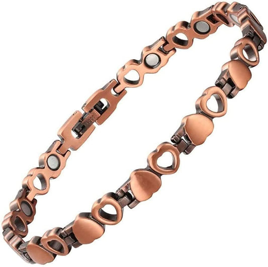 YINOX Copper Ankle Bracelet for Women, Magnetic Therapy Anklet for Arthritis Pain Relief with 12 Magnets Jewelry Gift Apparel & Accessories > Jewelry > Anklets Generic