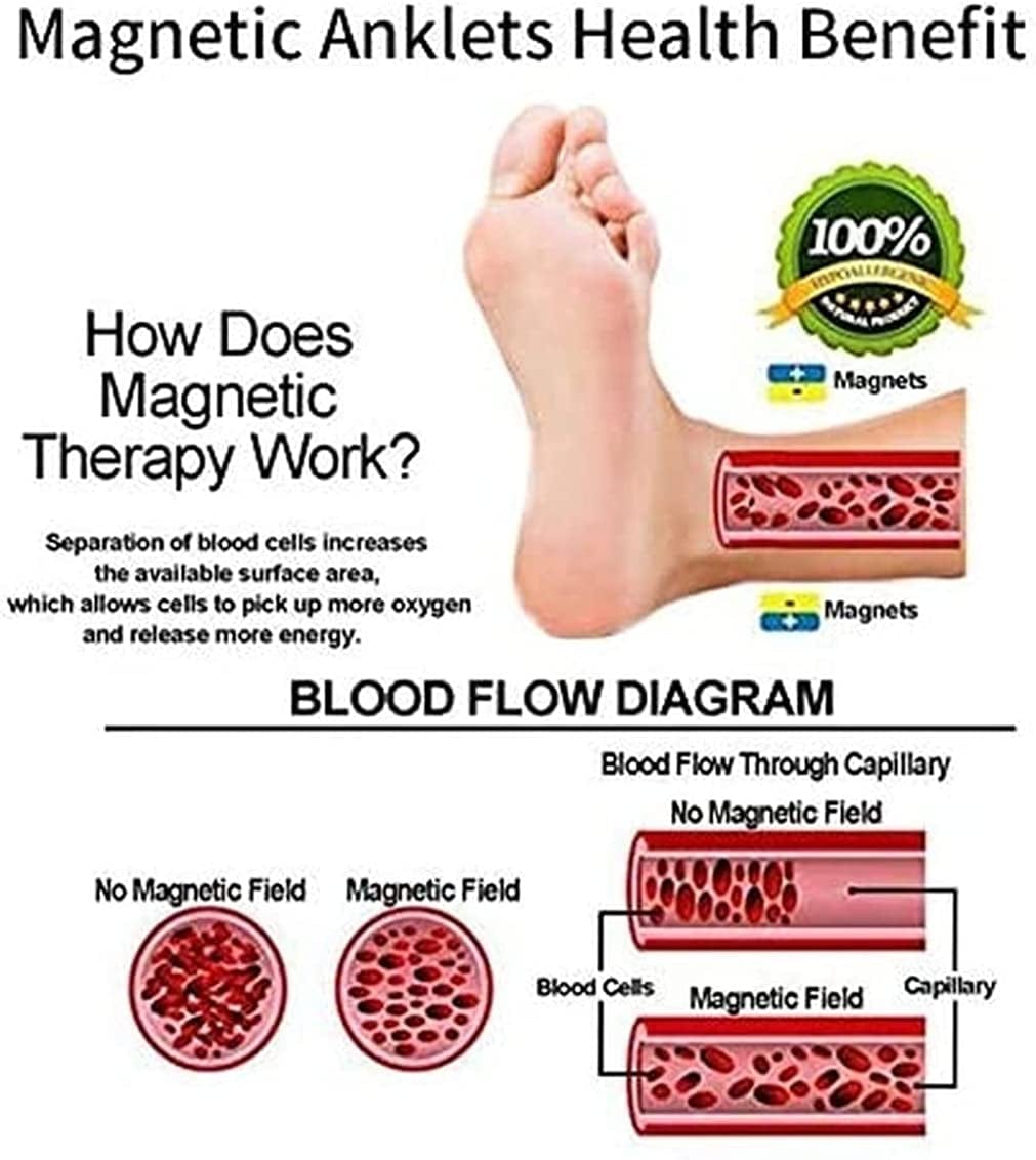 YINOX Copper Ankle Bracelet for Women, Magnetic Therapy Anklet for Arthritis Pain Relief with 12 Magnets Jewelry Gift Apparel & Accessories > Jewelry > Anklets Generic