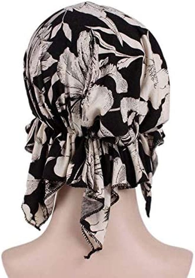 Yiyi Operation Women'S Pre Tied Bandana Turban Head Scarf Chemo Beanie Headwraps Headwear Hair Hair Loss Apparel & Accessories > Clothing Accessories > Headwear YiYi Operation