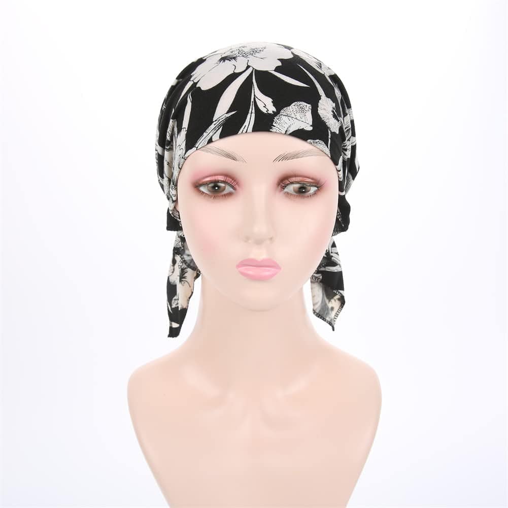Yiyi Operation Women'S Pre Tied Bandana Turban Head Scarf Chemo Beanie Headwraps Headwear Hair Hair Loss Apparel & Accessories > Clothing Accessories > Headwear YiYi Operation