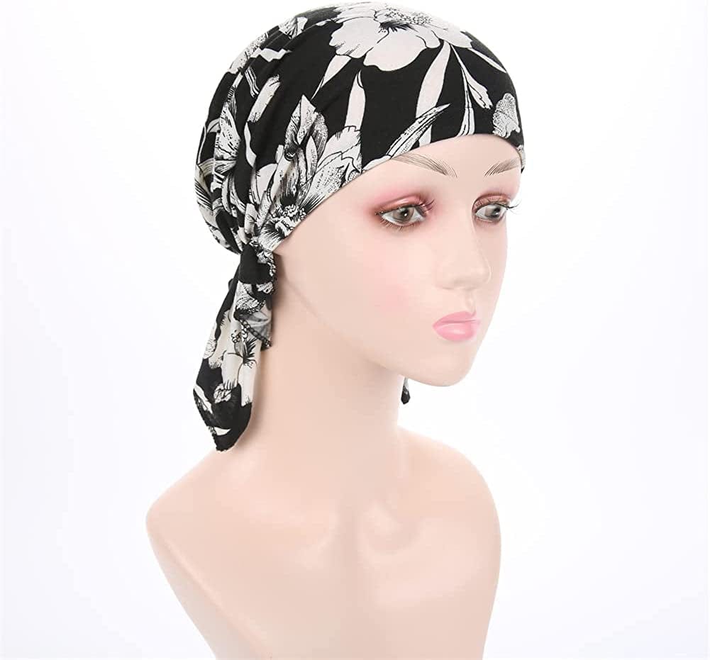 Yiyi Operation Women'S Pre Tied Bandana Turban Head Scarf Chemo Beanie Headwraps Headwear Hair Hair Loss Apparel & Accessories > Clothing Accessories > Headwear YiYi Operation