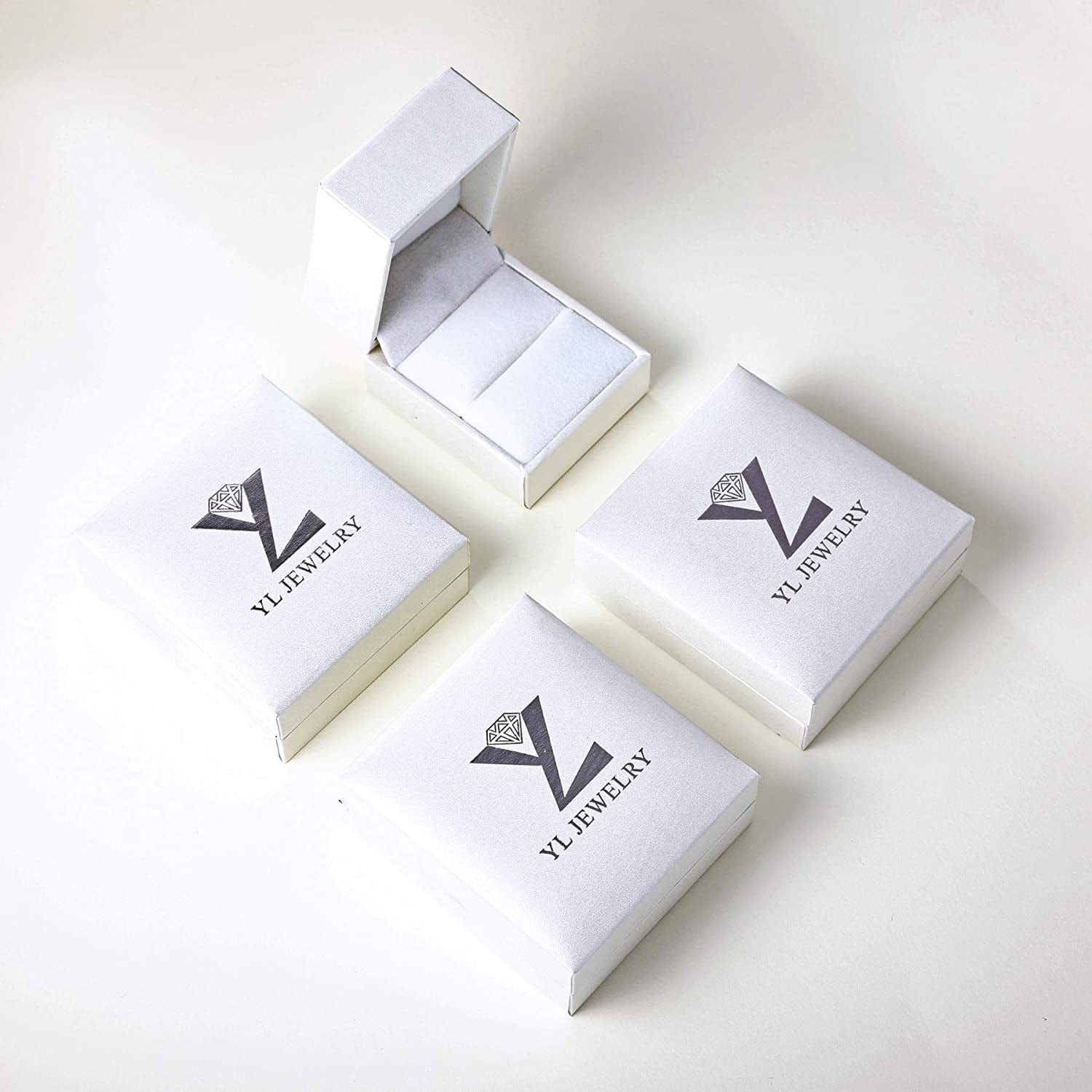 YL Sunflower Rings 925 Sterling Silver Infinity Rings Cubic Zirconia Flower Jewelry for Women