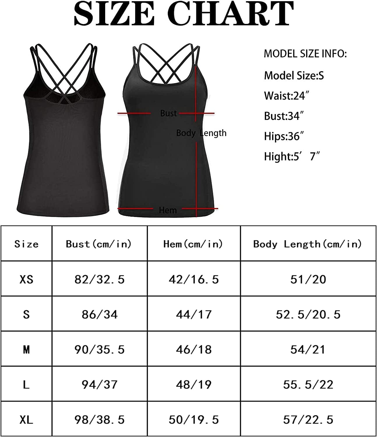 Yoga Tank Tops for Women with Built in Bra Workout Tops Yoga Shirts Athletic Camisole Longline Sports Bra Tanks