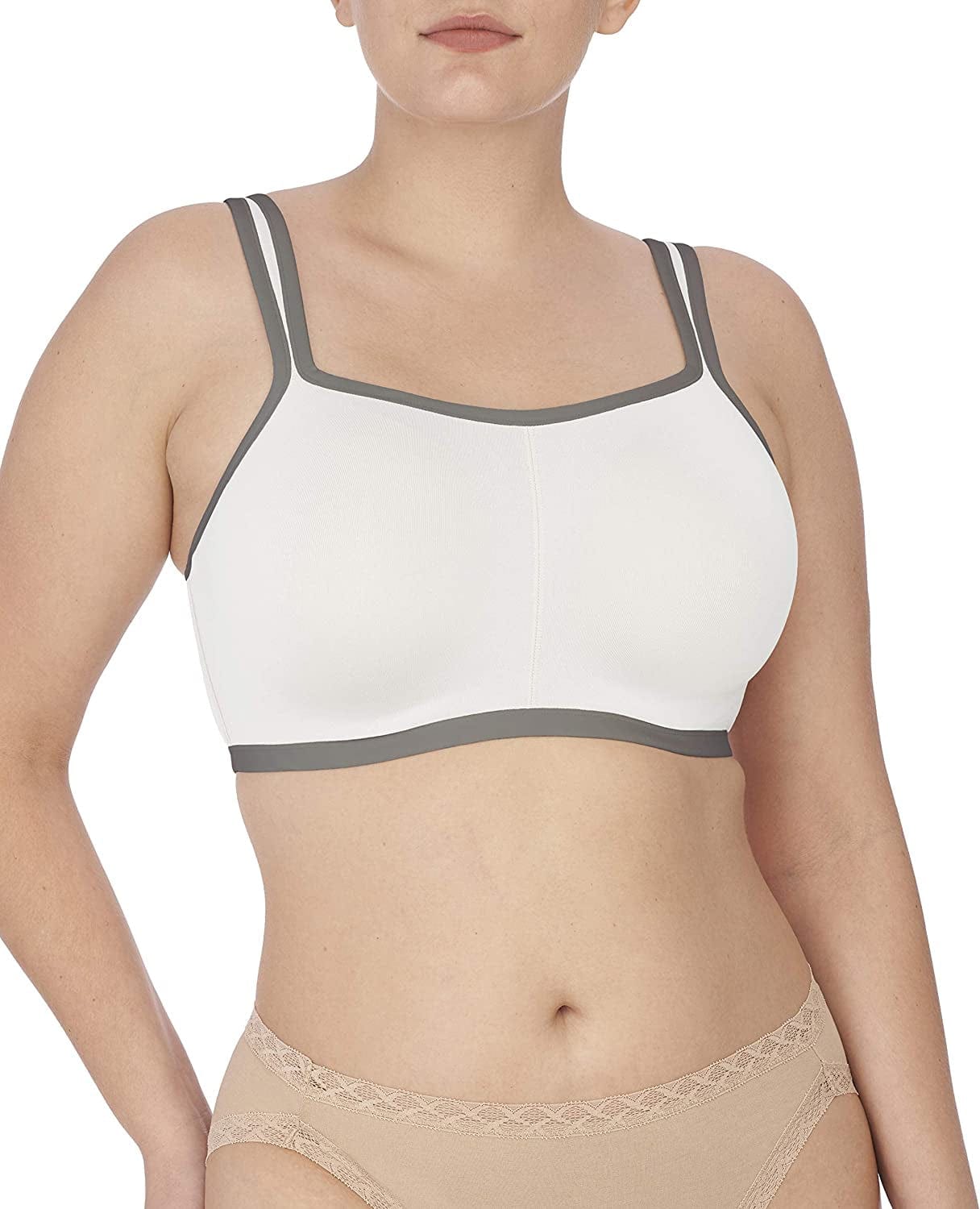 Yogi Women'S Bra Convertible Sports White/Grey / 38G