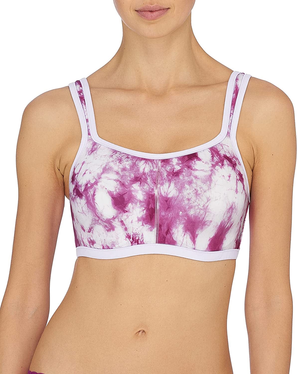 Yogi Women'S Bra Convertible Sports Bright Berry Tie Dye Print / 36D