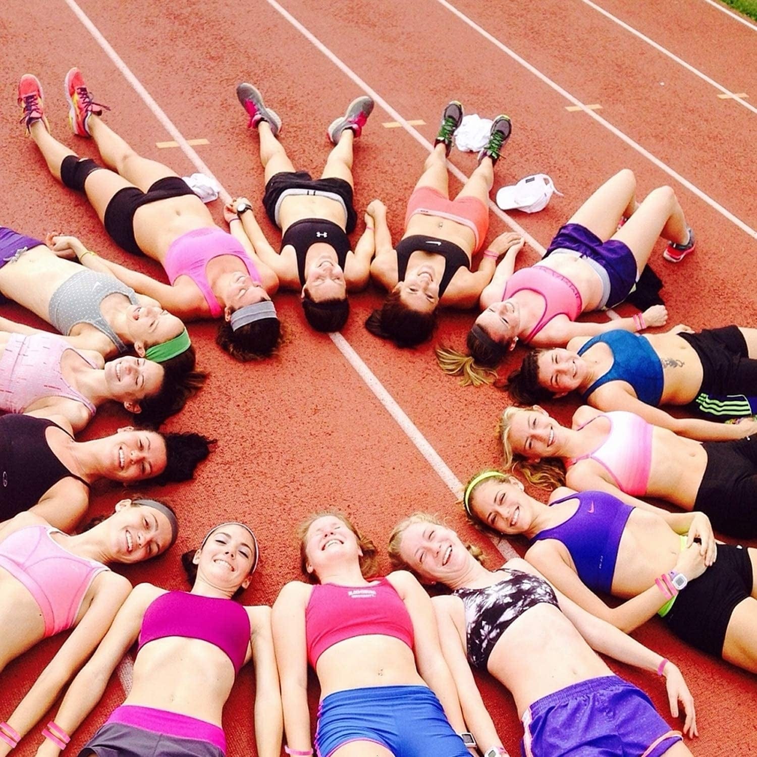 Yoleshy 48 PCS Breast Cancer Awareness Bracelets Pink Ribbon Silicone Sports Bracelets for Women Men Apparel & Accessories > Jewelry > Bracelets YoleShy