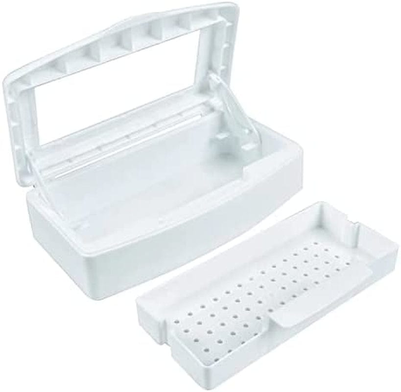 Yoleshy Professional Plastic Sterilizing Tray,Clean Sterilizer Box Storage Organizer for Nail,Tweezers,Hair Salon,Spa & Cutter Manicure Equipment-Nail Art Tool Health & Beauty > Personal Care > Cosmetics > Cosmetic Tools > Nail Tools YoleShy