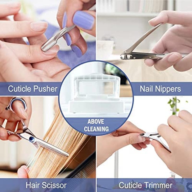 Yoleshy Professional Plastic Sterilizing Tray,Clean Sterilizer Box Storage Organizer for Nail,Tweezers,Hair Salon,Spa & Cutter Manicure Equipment-Nail Art Tool Health & Beauty > Personal Care > Cosmetics > Cosmetic Tools > Nail Tools YoleShy