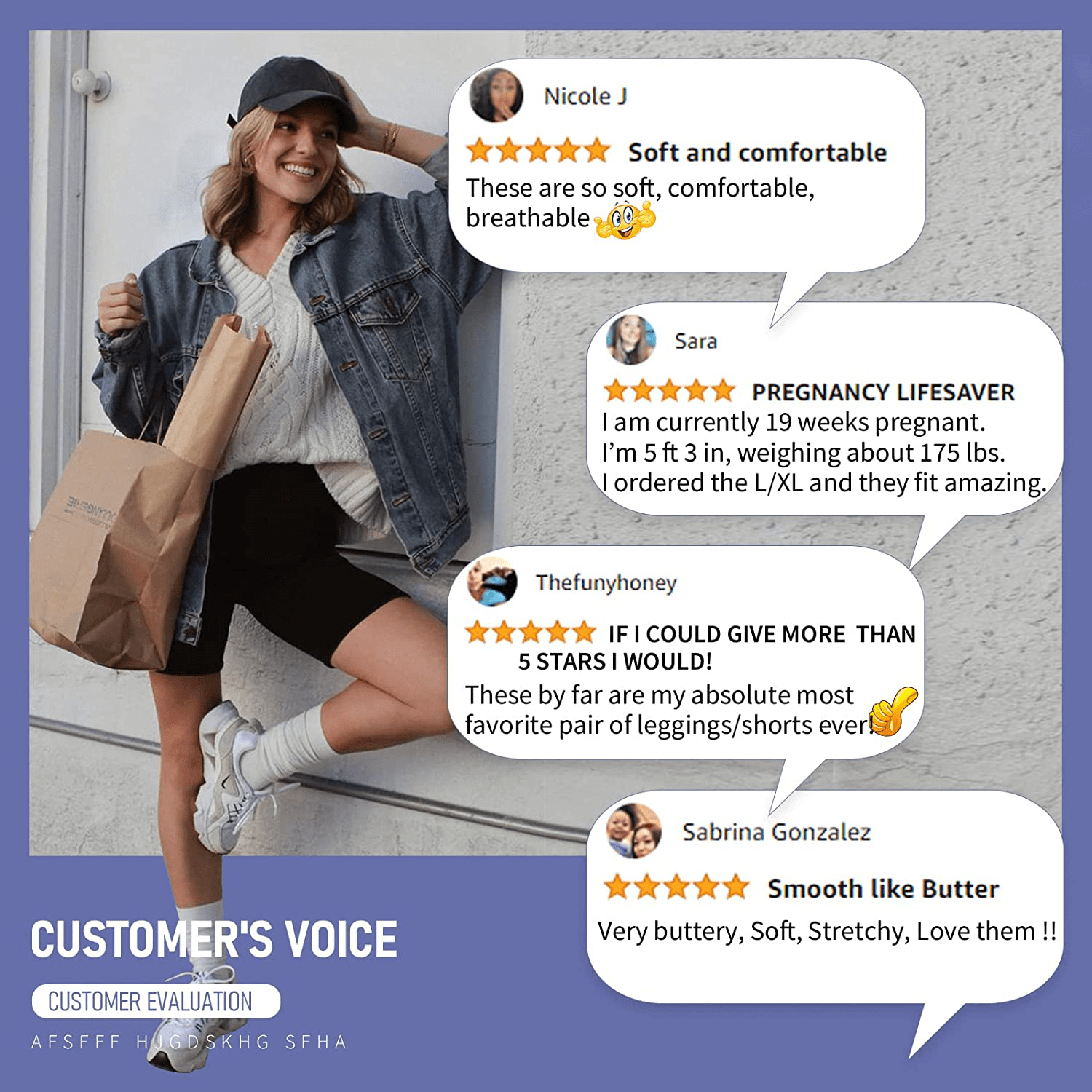 YOLIX 3 Pack Buttery Soft Biker Shorts for Women – 8" High Waisted Yoga Workout Athletic Sports Shorts Apparel & Accessories > Clothing > Shorts Kylie Max