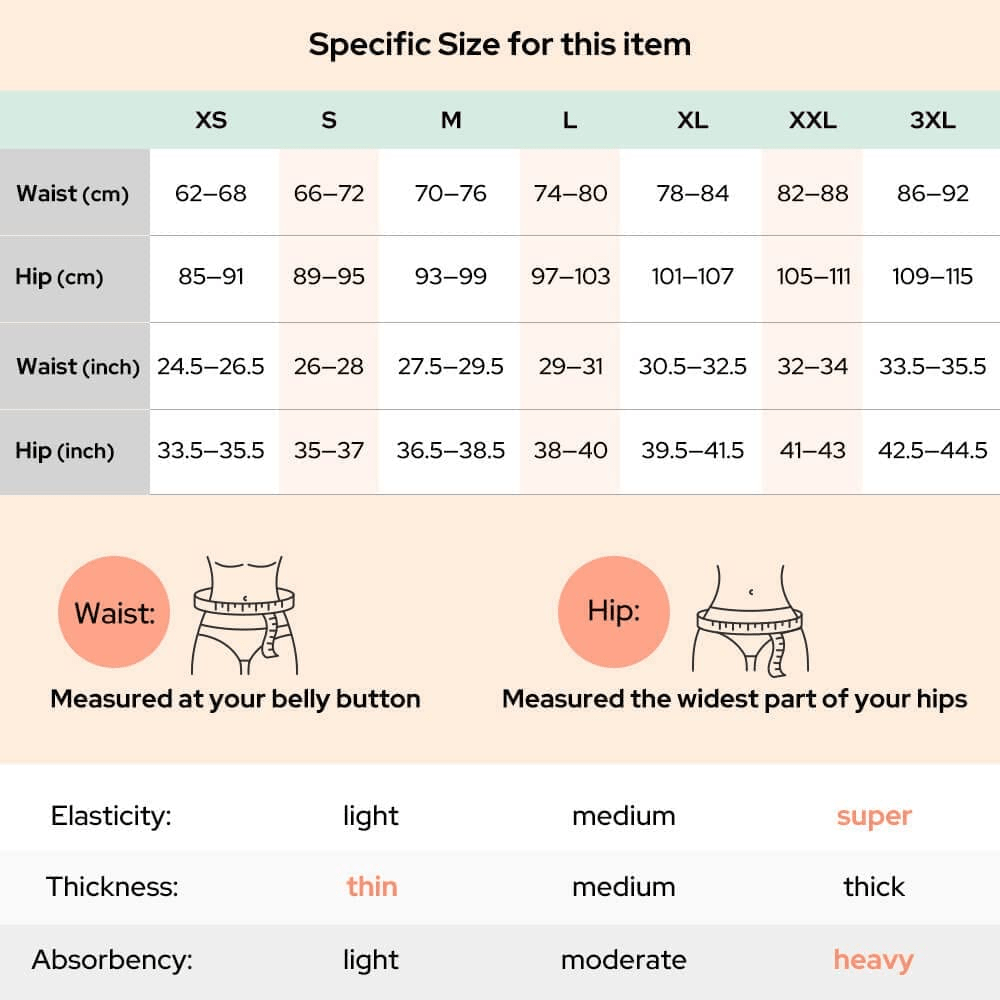 Yootime Period Underwear for Women, Leopard Hipster Stretchy Microfiber Period Panties Heavy Flow with Storage Bag Black 1Pack/L Apparel & Accessories > Clothing > Underwear & Socks > Underwear YooTime