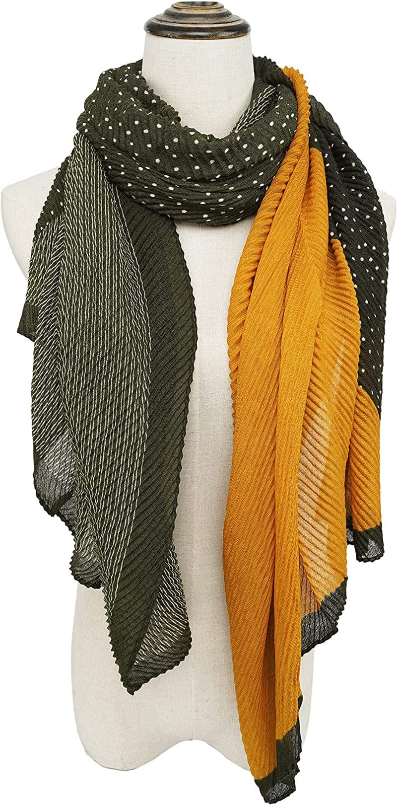 YOUR SMILE Ladies/Women'S Lightweight Floral Print/Solid Color Mixture Shawl Scarf for Spring Summer Season Apparel & Accessories > Clothing Accessories > Scarves & Shawls YOUR SMILE