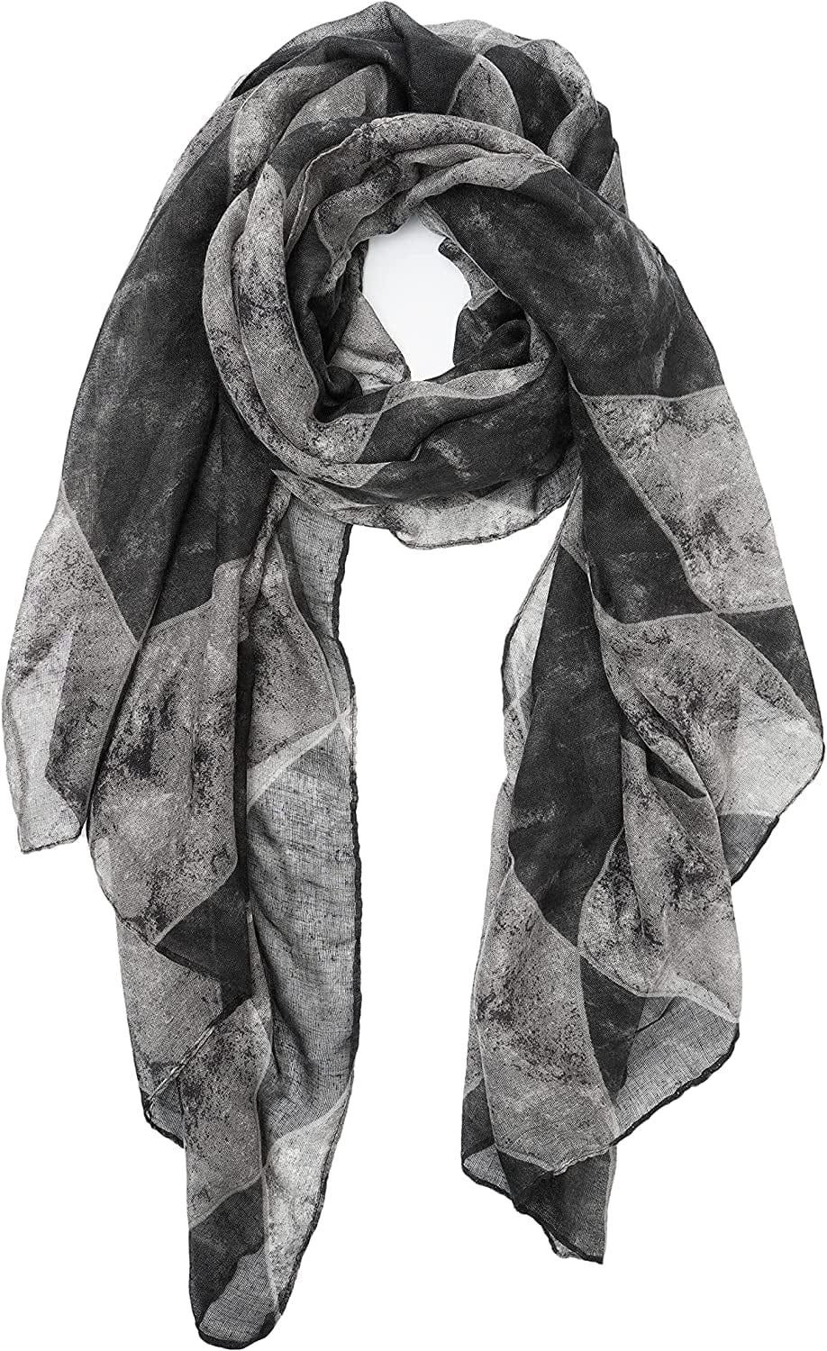 YOUR SMILE Ladies/Women'S Lightweight Floral Print/Solid Color Mixture Shawl Scarf for Spring Summer Season Apparel & Accessories > Clothing Accessories > Scarves & Shawls YOUR SMILE 113