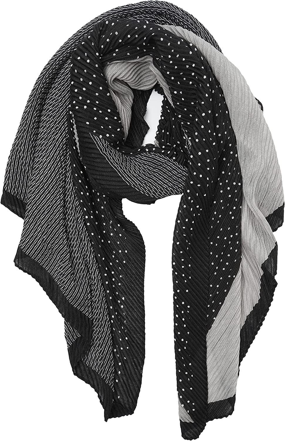 YOUR SMILE Ladies/Women'S Lightweight Floral Print/Solid Color Mixture Shawl Scarf for Spring Summer Season Apparel & Accessories > Clothing Accessories > Scarves & Shawls YOUR SMILE 110
