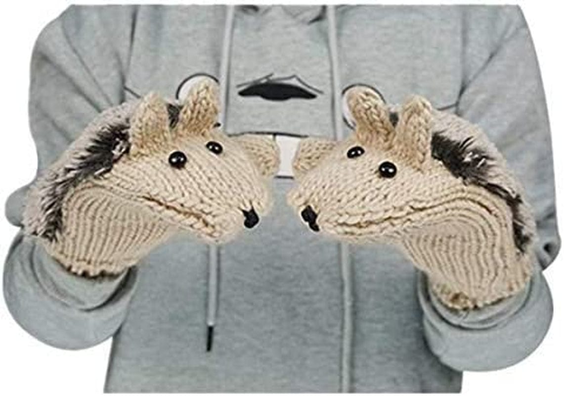 Youzi Women'S Cartoon Hedgehog Winter Cotton Gloves Girls' Thick Mittens Apparel & Accessories > Clothing Accessories > Gloves & Mittens YouZi