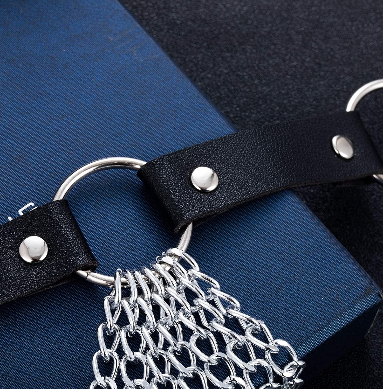 YOVORO 2PCS Punk Waist Belly Chain Belt for Women Leather Layered Body Chain Dance Pary Body Accessories Jewelry Apparel & Accessories > Jewelry > Body Jewelry YOVORO