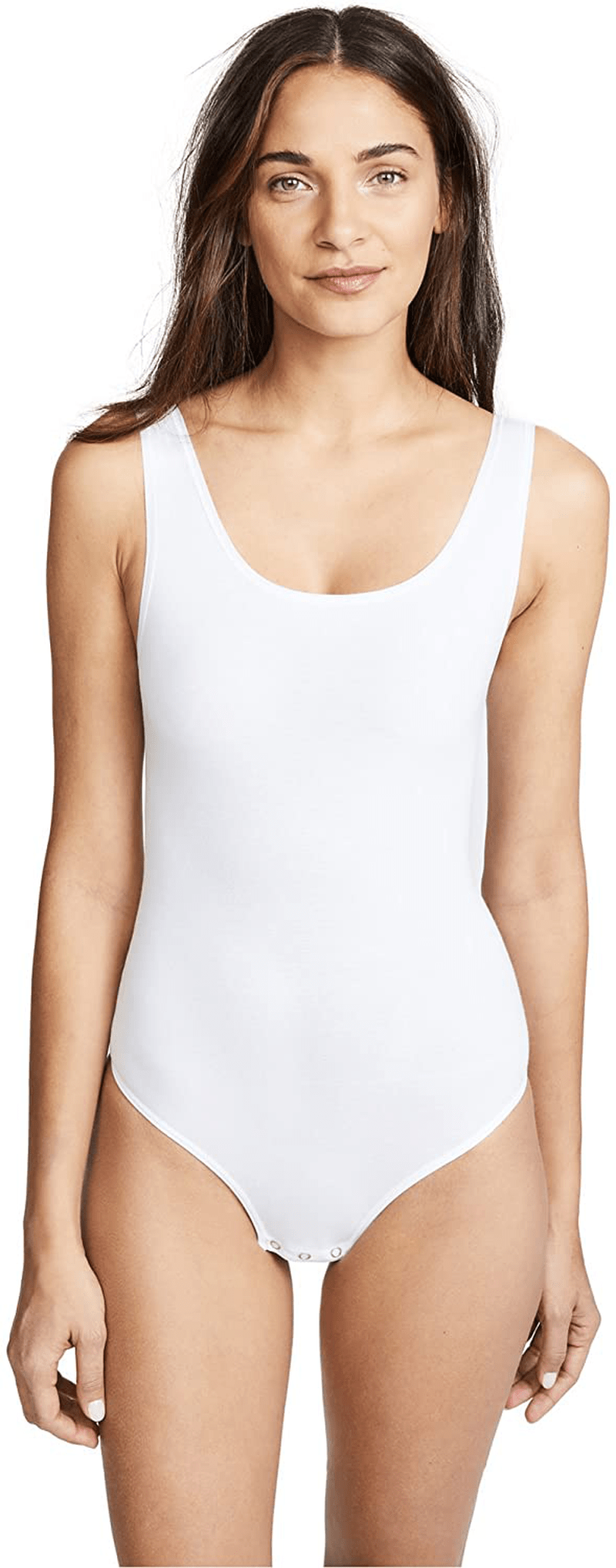 Yummie Women's Ruby Seamless Everyday Shaping Bodysuit Apparel & Accessories > Clothing > Underwear & Socks > Lingerie Yummie White Small-Medium