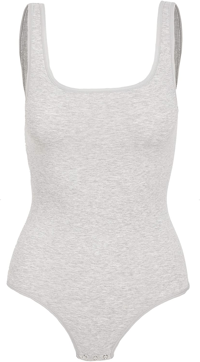 Yummie Women's Ruby Seamless Everyday Shaping Bodysuit Apparel & Accessories > Clothing > Underwear & Socks > Lingerie Yummie Heather Grey Large-X-Large