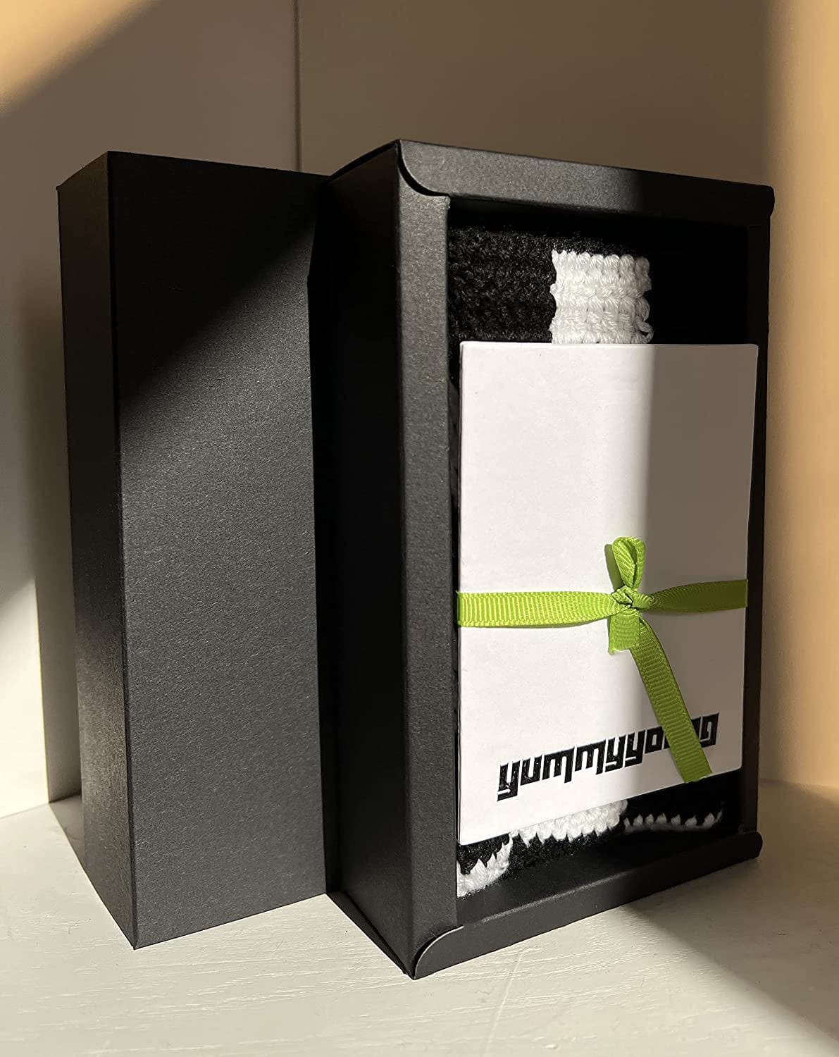 Yummyyoung Checkered Crochet Bandana Handmade Headband Y2K Kerchief Headscarf Hair Tie Back Scarf for Womens Black White Checkered Apparel & Accessories > Clothing Accessories > Bandanas & Headties YummyYoung