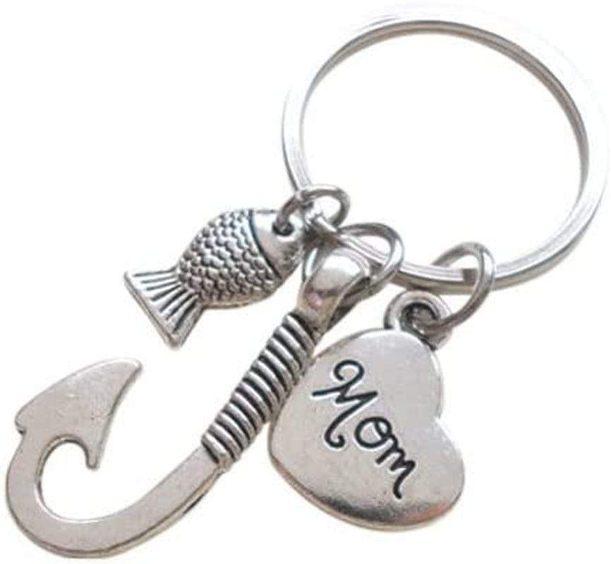 Yyaaloa 40Pcs Fishhook Style Charms Pendants DIY Antique Charms Pendant for Crafting Pack of 40 (Silver Vintage Fishhook Style Charms) Silver Vintage Fishhook Style Charms