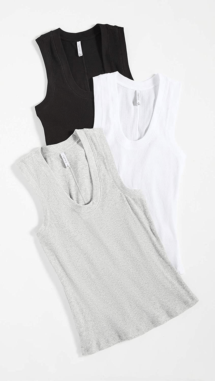 Z SUPPLY Women'S Sirena Rib Tank 3 Pack Apparel & Accessories > Clothing > Activewear Kylie Max