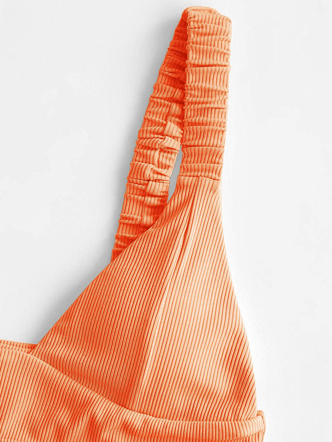 ZAFUL Women 2 Pieces Swimsuit with Elastic Straps, Ribbed Low Waisted Sexy Thong Bikini Bathing Suit Apparel & Accessories > Clothing > Swimwear Kylie Max