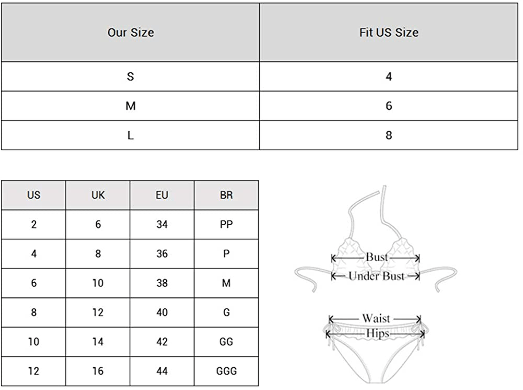 ZAFUL Women Braided Straps Lace up Contrast Bikini Set Bralette Swimsuit Flower Bathing Suit Cross Low Waist Swimwear Kylie Max