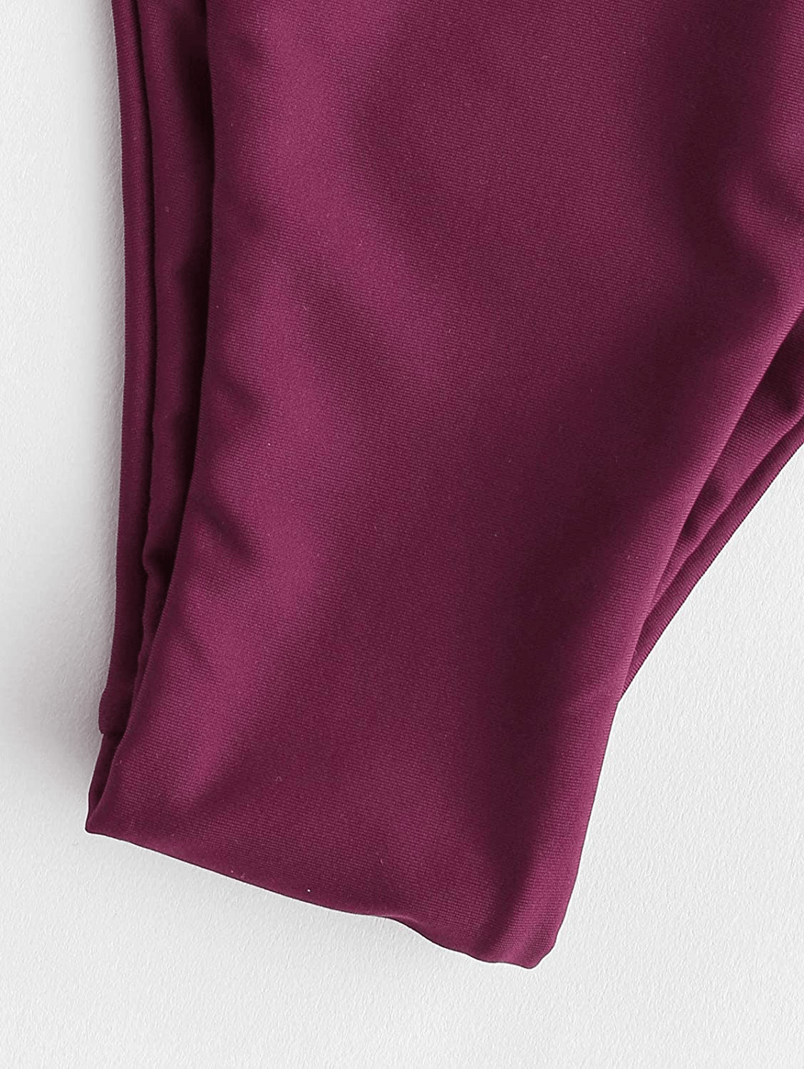 ZAFUL Women Braided Straps Lace up Contrast Bikini Set Bralette Swimsuit Flower Bathing Suit Cross Low Waist Swimwear  Kylie Max