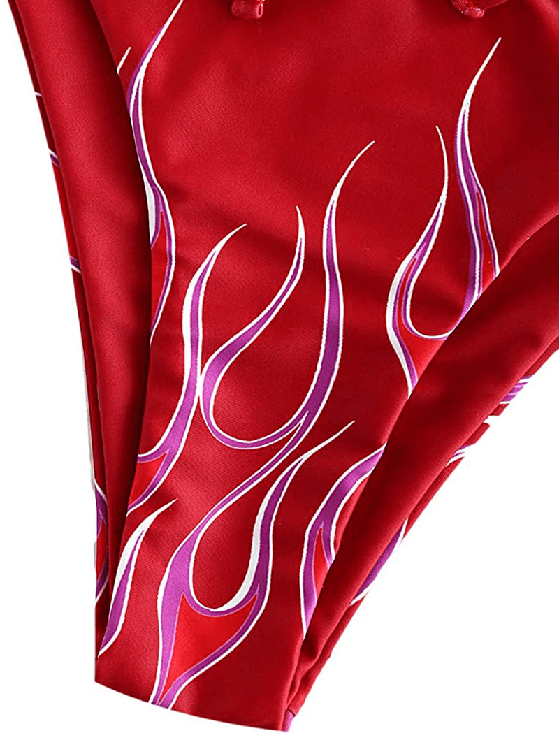 ZAFUL Women'S Back Lace-Up Bandeau Bikini Set  Kylie Max