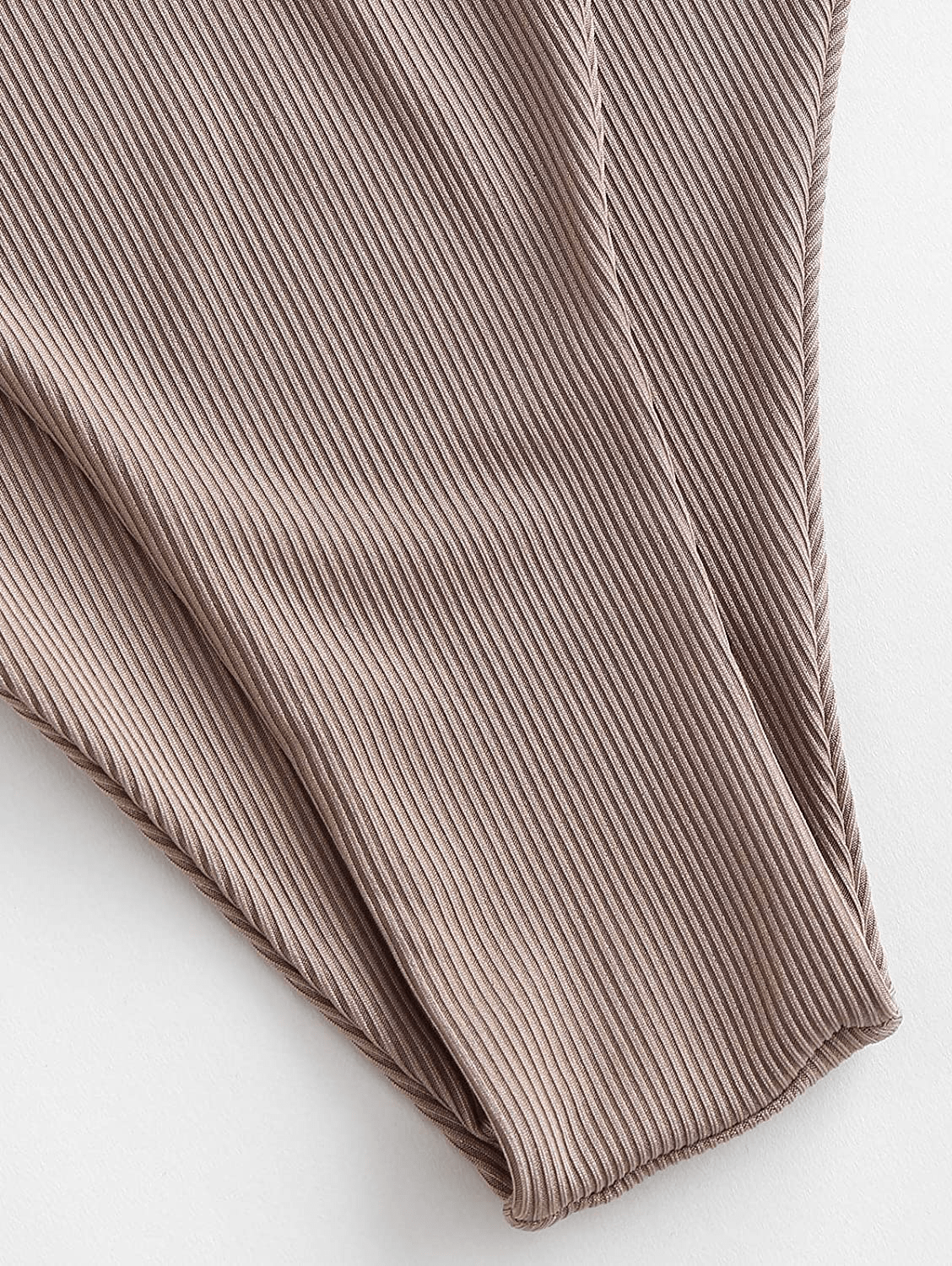 ZAFUL Women'S One Shoulder Ribbed Bikini Colorblock Cutout One-Piece Swimsuit Swimwear Apparel & Accessories > Clothing > Swimwear Kylie Max