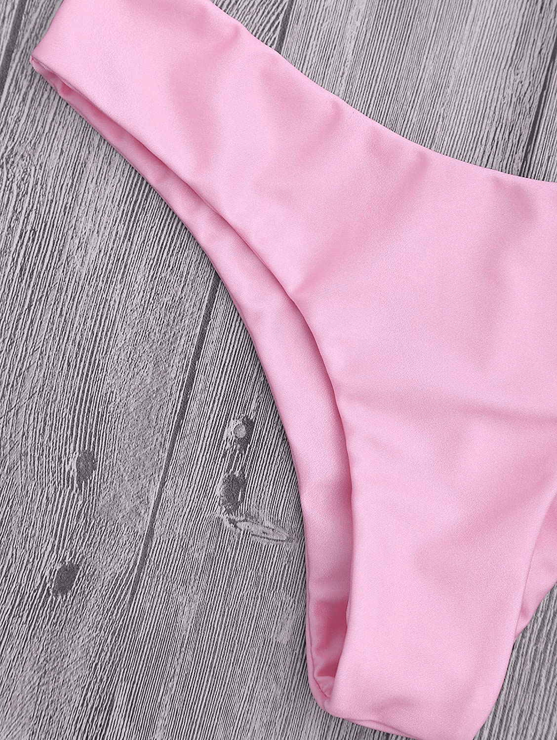 ZAFUL Women's Wide Straps Padded Bandeau Bikini Set Apparel & Accessories > Clothing > Swimwear ZAFUL