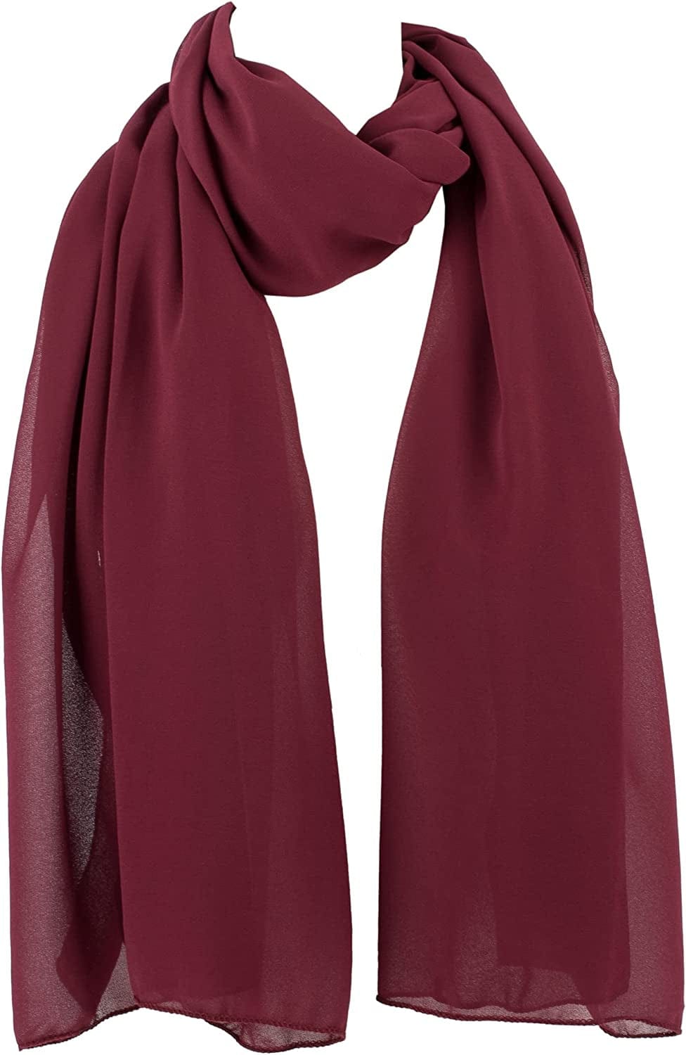 ZAKIRA Chiffon Scarf Sheer Wrap for Women Apparel & Accessories > Clothing Accessories > Scarves & Shawls ZAKIRA