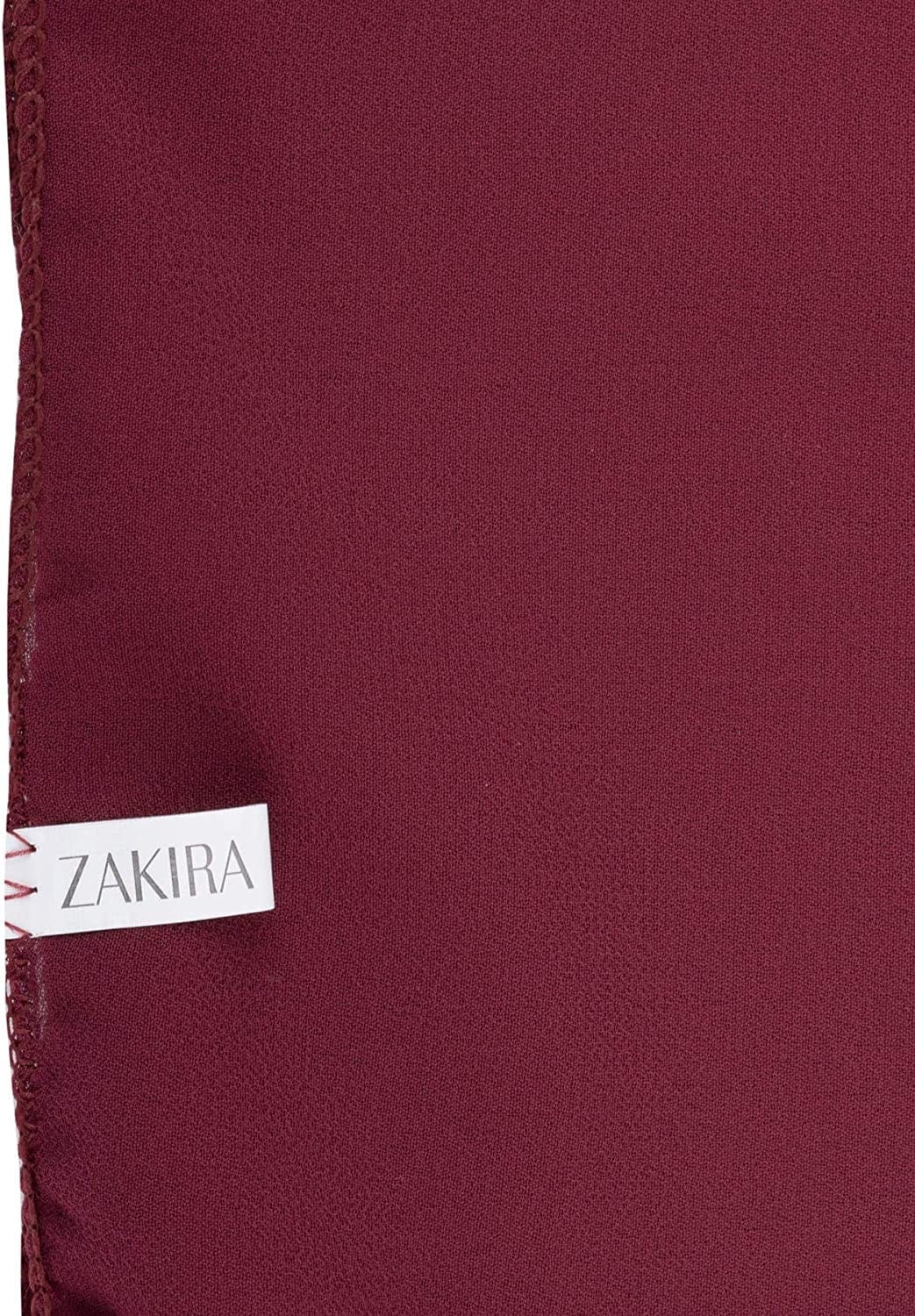 ZAKIRA Chiffon Scarf Sheer Wrap for Women Apparel & Accessories > Clothing Accessories > Scarves & Shawls ZAKIRA