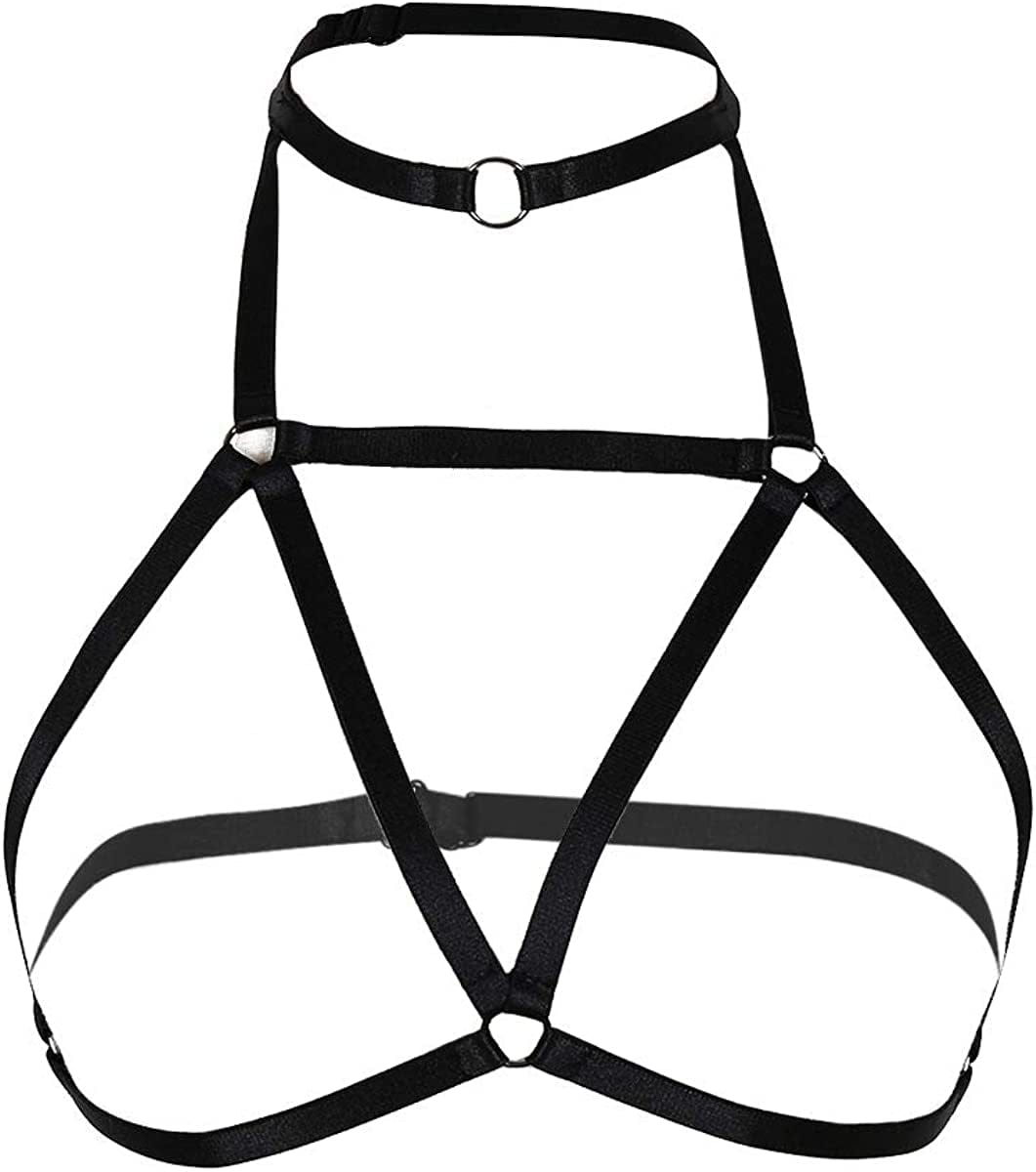 Zehope Black Bra Body Chain Belt Elastic Bra Body Chain Sexy Black Body Chain Belt Jewelry for Women and Girls… Apparel & Accessories > Jewelry > Body Jewelry Zehope B