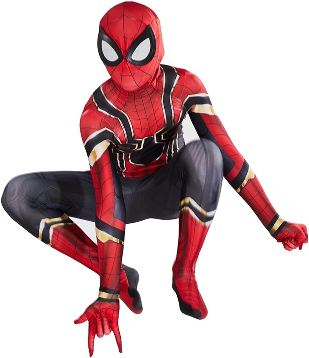 ZERBAY Superhero Halloween Costume Superhero Costume Suits Cosplay Bodysuit Costumes for Kids L-130