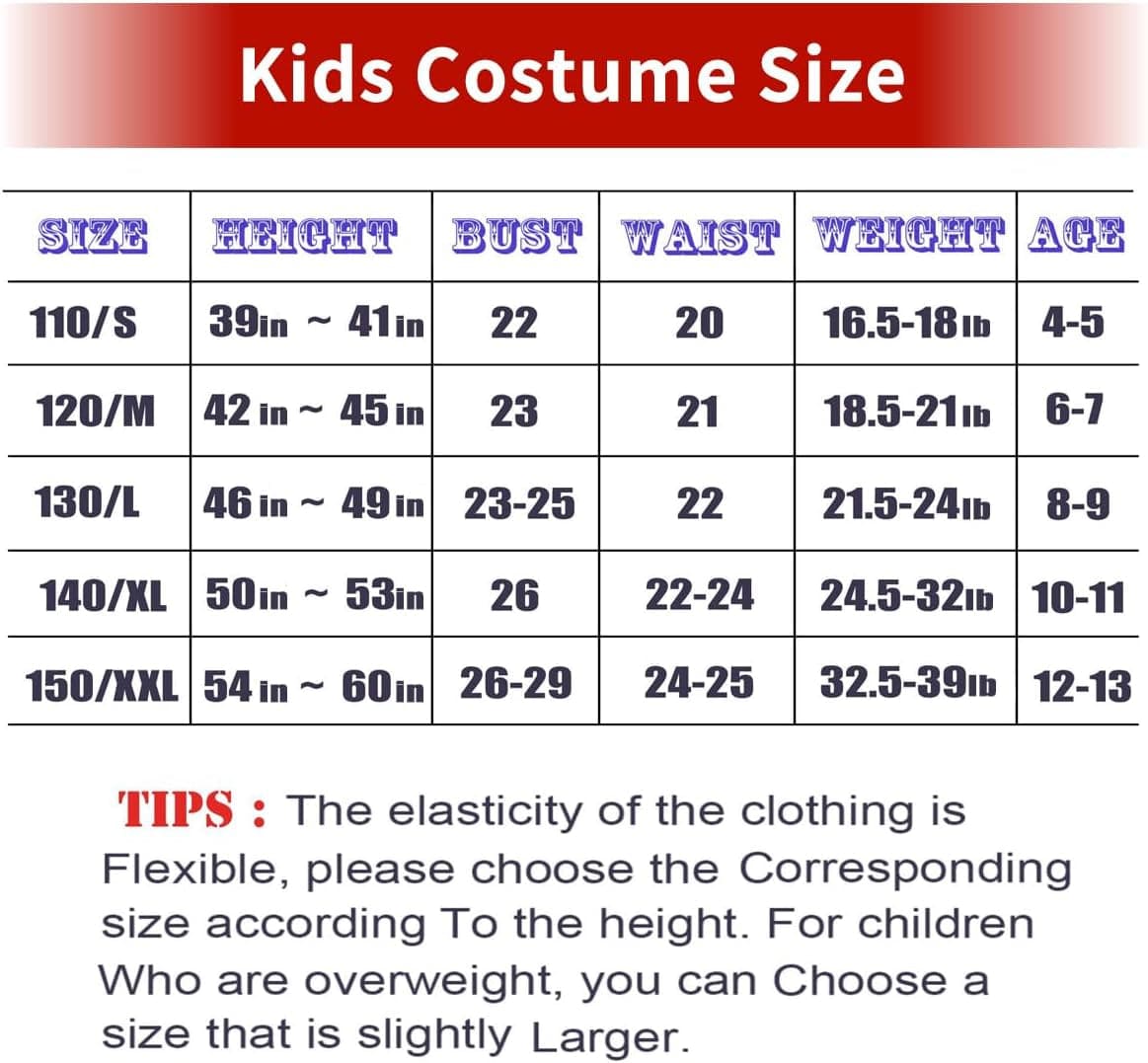 ZERBAY Superhero Halloween Costume Superhero Costume Suits Cosplay Bodysuit Costumes for Kids