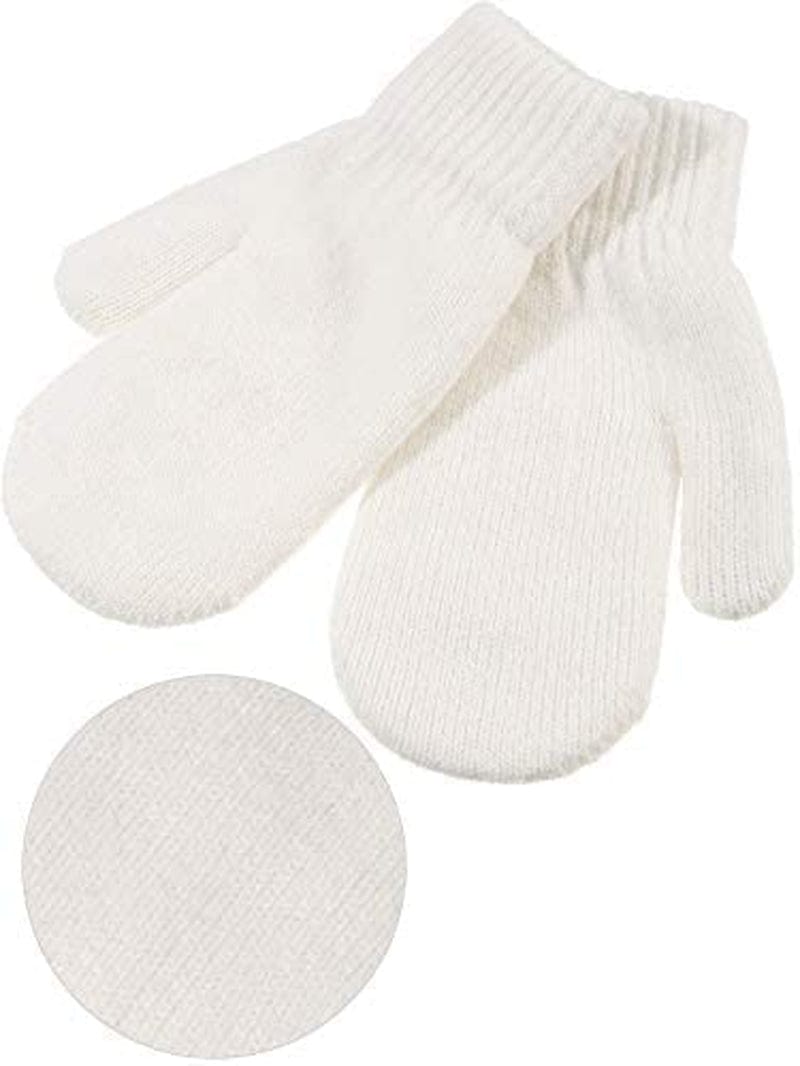 Zhehao Women Knitted Mittens Winter Warm Gloves Solid Color Hand Warmer for Indoor Outdoor Activities Apparel & Accessories > Clothing Accessories > Gloves & Mittens Zhehao