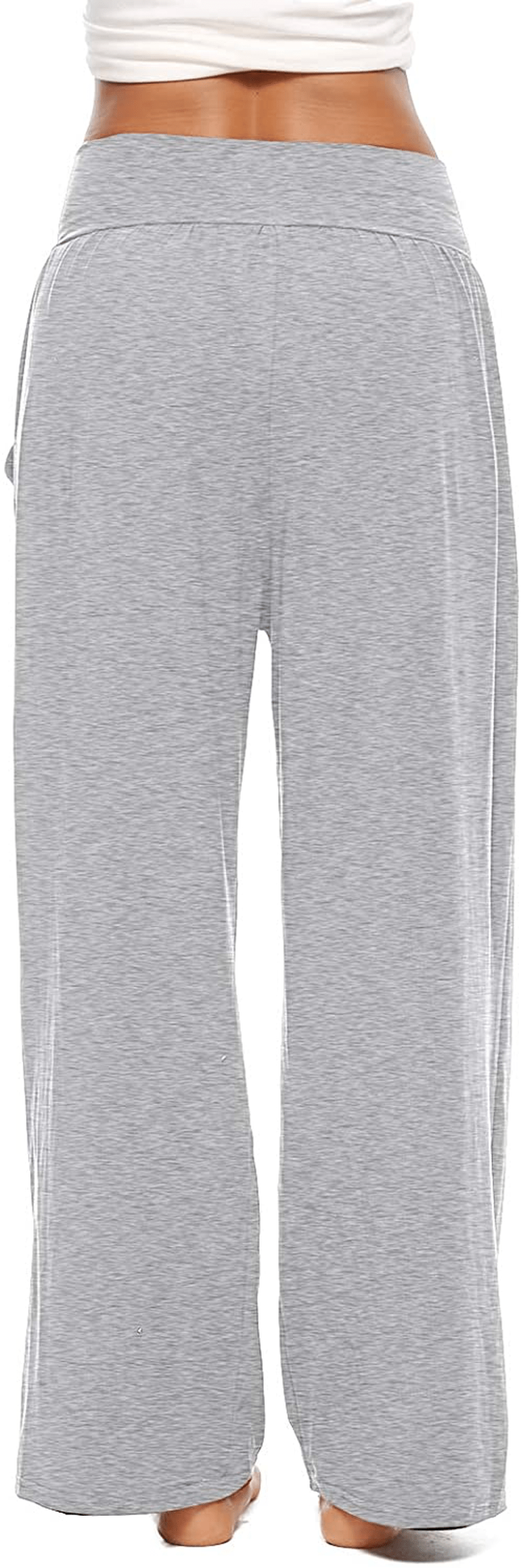 ZJCT Womens Yoga Sweatpants Comfy Loose Casual Wide Leg Lounge Joggers Pants with Pockets Apparel & Accessories > Clothing > Activewear Kylie Max
