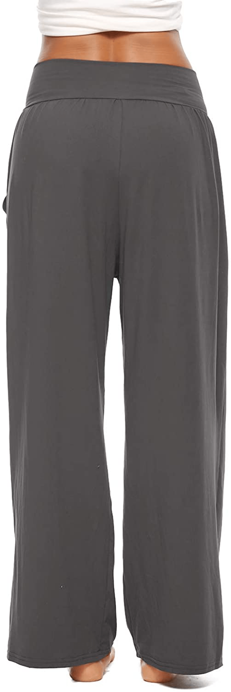 ZJCT Womens Yoga Sweatpants Comfy Loose Casual Wide Leg Lounge Joggers Pants with Pockets Apparel & Accessories > Clothing > Activewear Kylie Max