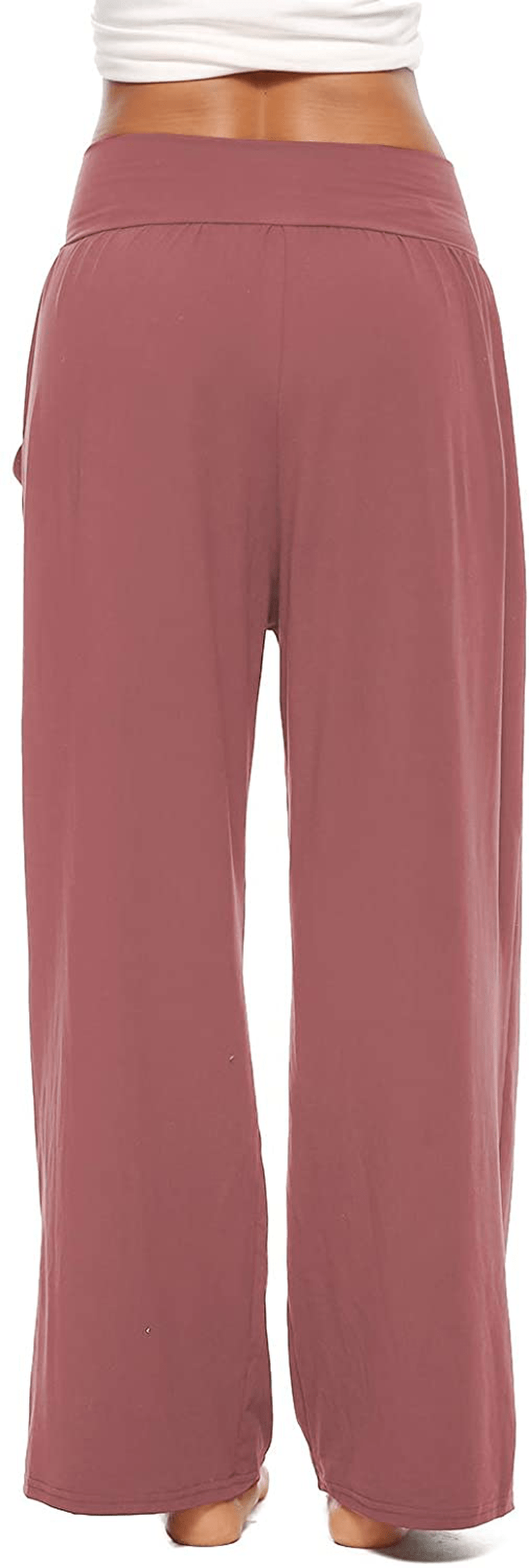 ZJCT Womens Yoga Sweatpants Comfy Loose Casual Wide Leg Lounge Joggers Pants with Pockets Apparel & Accessories > Clothing > Activewear Kylie Max
