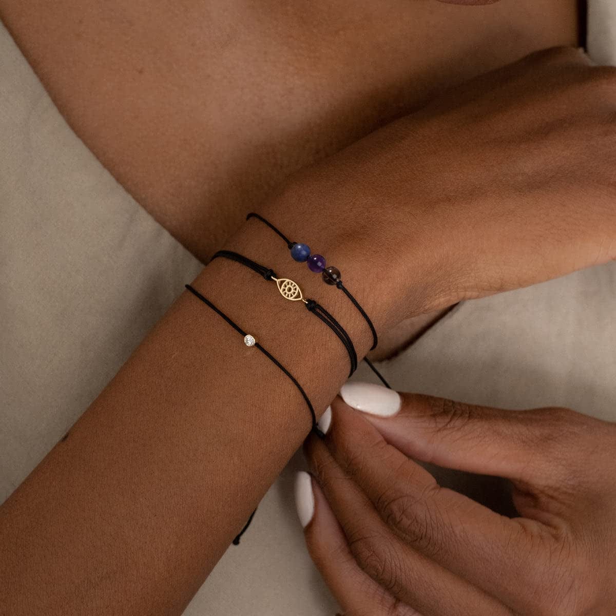 Zodiac Bracelets for Women Men, 6Mm Natural Stone Horoscope Bracelets Healing Gemstone Crystals Zodiac Gifts Apparel & Accessories > Jewelry > Bracelets VLINRAS