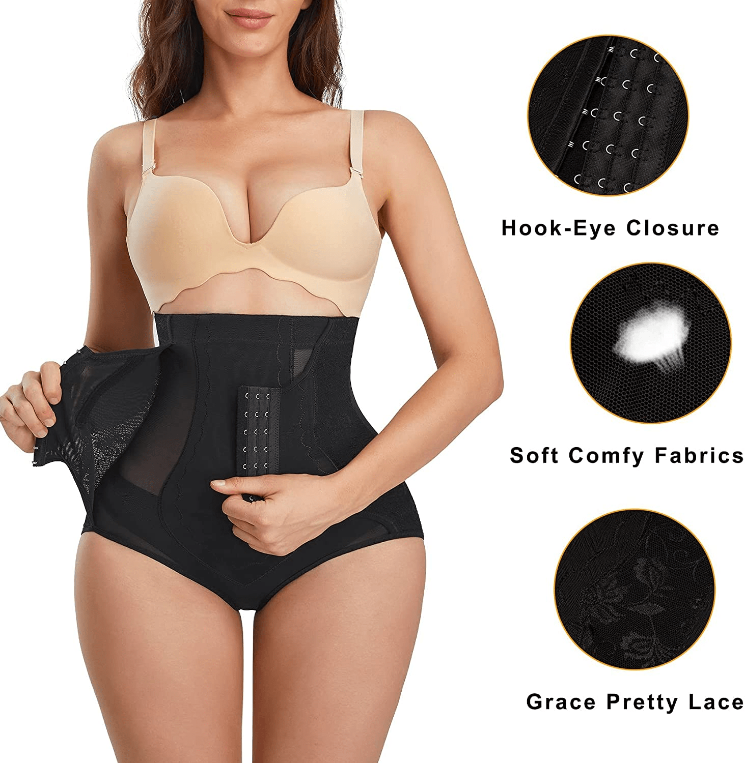 ZOPEUSI Women Waist Trainer Panties Butt Lifter Shapewear High Waist Double Tummy Control Shorts Slim Body Shaper Apparel & Accessories > Clothing > Underwear & Socks > Shapewear ZOPEUSI