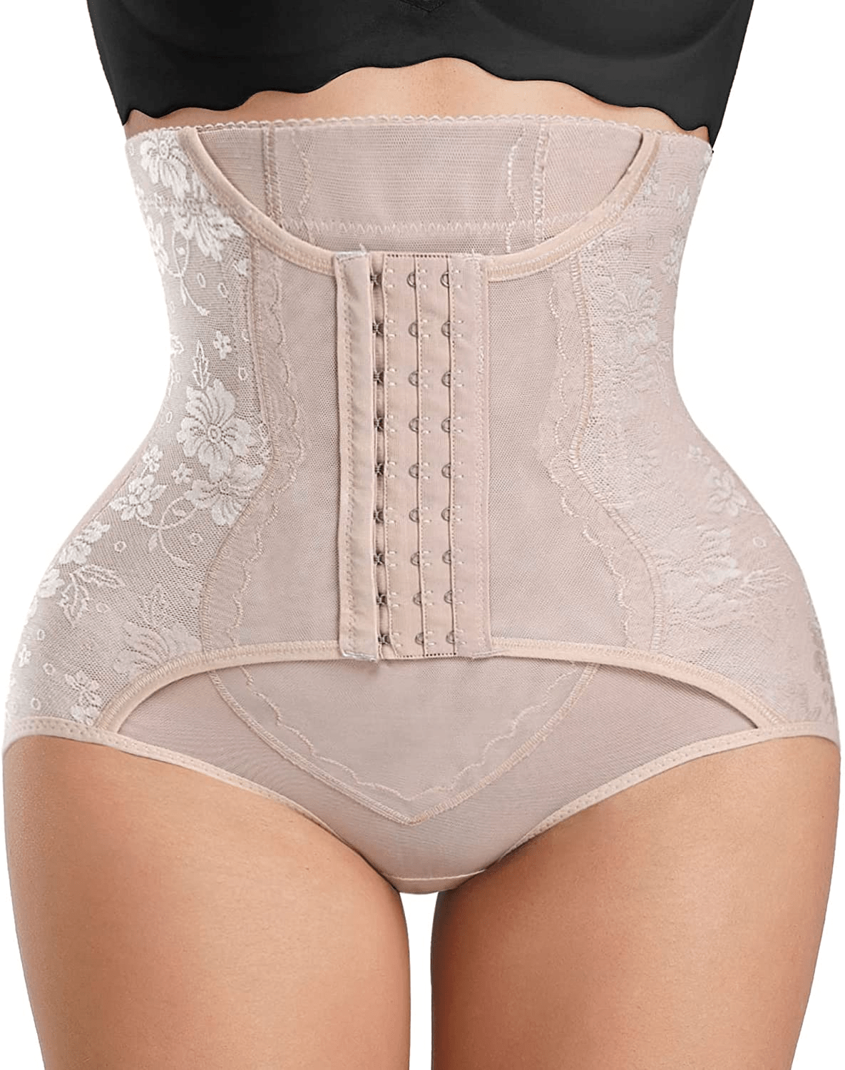 ZOPEUSI Women Waist Trainer Panties Butt Lifter Shapewear High Waist Double Tummy Control Shorts Slim Body Shaper Apparel & Accessories > Clothing > Underwear & Socks > Shapewear ZOPEUSI Nude XX-Large