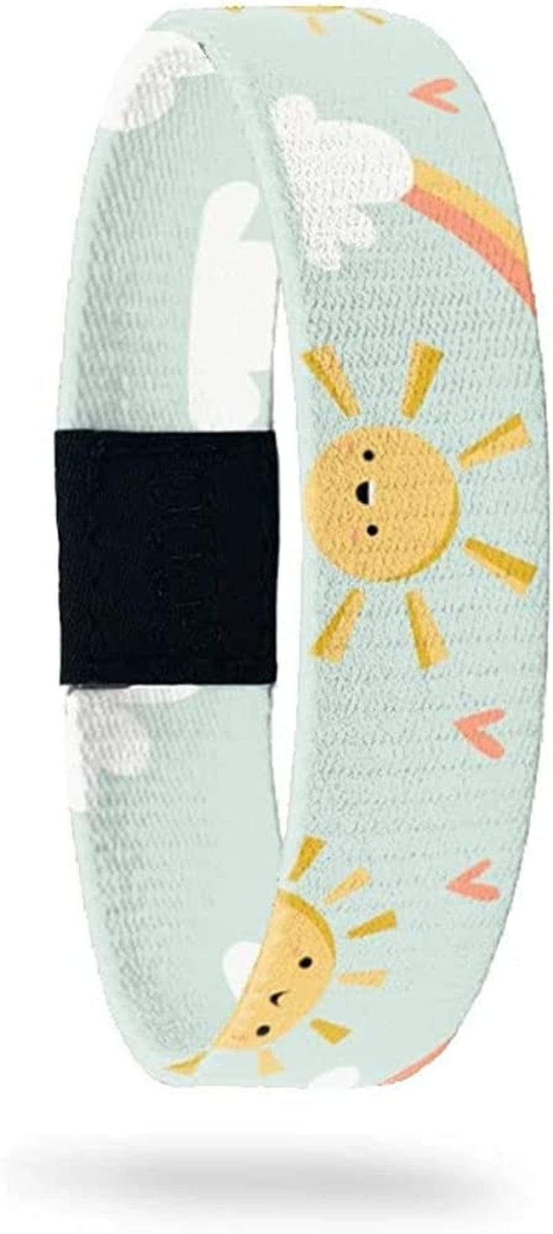 ZOX Inspirational & Motivational Bracelet - Uplifting Reversible Stretch Wristband with Positive Affirmations Made from Recycled Plastic – Encouragement Gifts for Men, Women & Kids Apparel & Accessories > Jewelry > Bracelets ZOX You Are My Sunshine Large